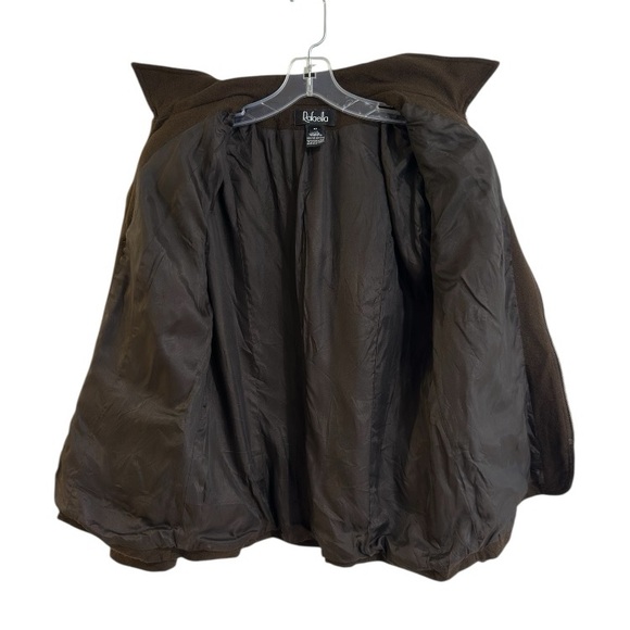 Rafaella 100%Wool Zip-Up Jacket Blazer Brown Size 10 - Picture 6 of 16